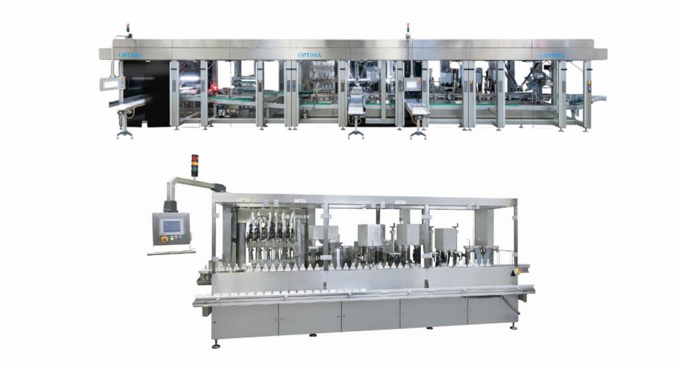 Proceso de llenado y envasado OPTIMA Moduline