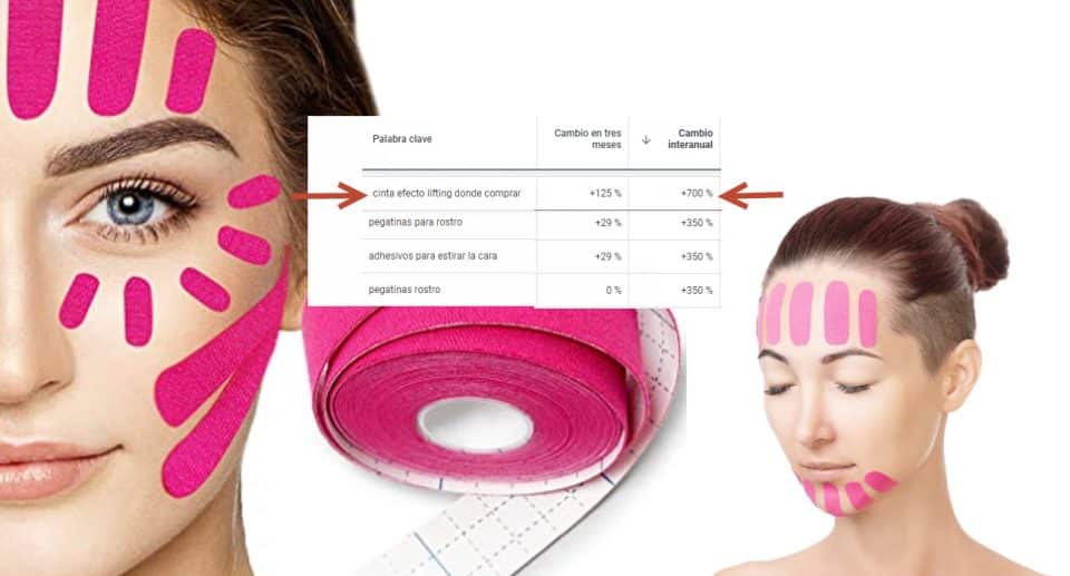 Face Taping - cinta efecto lifting donde comprar